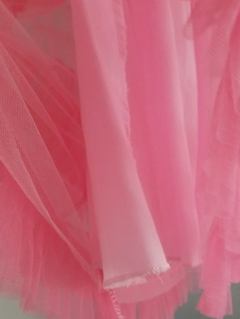 Lola + The Boys Light Pink Dress Tulle Skirt with Rainbow Jewel Trim